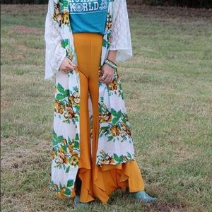 Crazy Train Paltrow Pants in Mustard